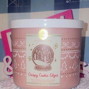 🎉 NEW BATH & BODY WORKS HARD TO FIND CRISPY COOKIE EDGES CANDLE